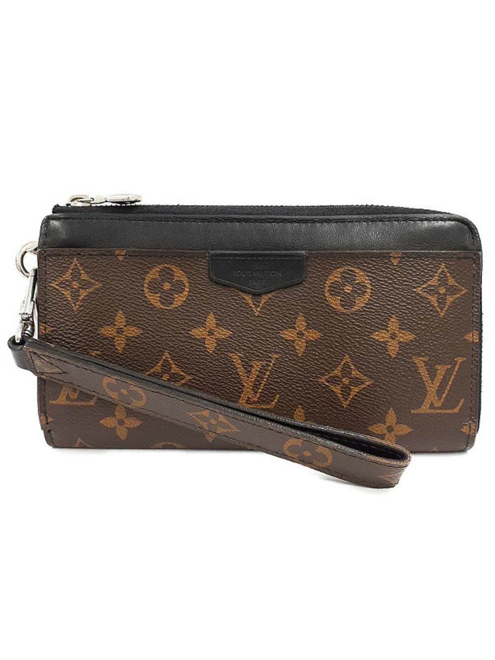 Louis Vuitton Monogram Macassar Brown Zippy Dragonne L shaped Zipper Long Wallet